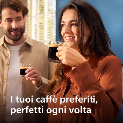 Philips 2200 Series Automatic Coffee Machine, 2 Drinks, Touch Display, Classic Milk Frother