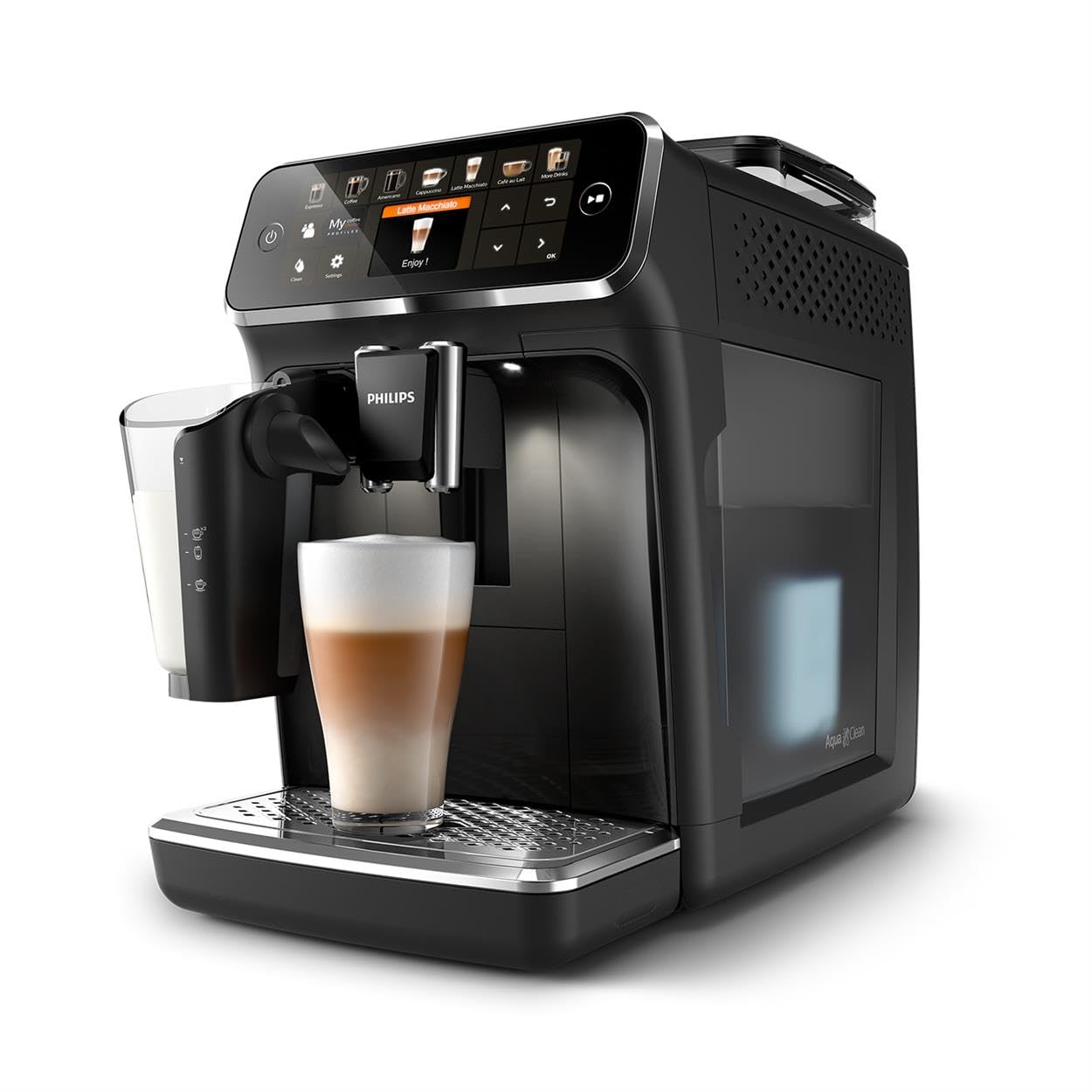 Philips 5400 Series Automatic Coffee Machine, LatteGo, 12 Drinks, 4 User Profiles