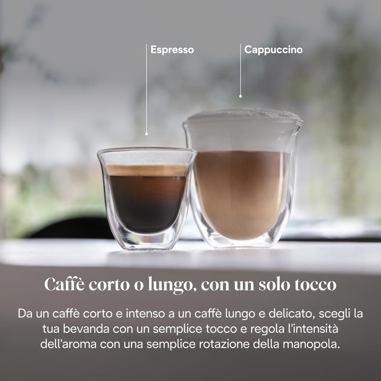 De'Longhi Magnifica S ECAM11.112.B Automatic Espresso Machine, Bean or Ground Coffee, Black