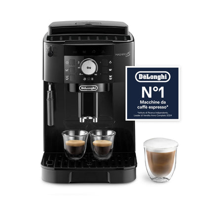 De'Longhi Magnifica S ECAM11.112.B Automatic Espresso Machine, Bean or Ground Coffee, Black